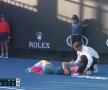 FOTO Final dramatic la Australian Open! Irina Begu s-a calificat în turul 2 după ce Petkovic s-a prăbușit pe teren: „Am avut o infecție”
