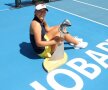 Sofia Kenin, adversara Simonei Halep de la Australian Open, după trofeul câștigat la Hobart // Foto: Guliver/GettyImages