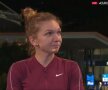 Simona Halep // FOTO: Captură Eurosport