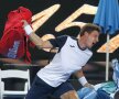 Pablo Carreno s-a enervat la finalul meciului cu Kei Nishikori // Foto: Reuters