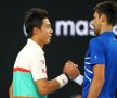 Novak Djokovic - Kei Nishikori // FOTO: Guliver/Getty Images