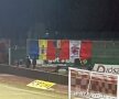 SEPSI - DINAMO // Mesajul provocator afișat de fanii lui Dinamo la Sfântu Gheorghe + scandări xenofobe repetate ale ultrașilor, jandarmii au intervenit în forță