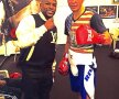 Ronald Gavril alături de Floyd Mayweather // Foto: Instagram