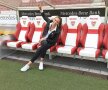 FOTO Gafă la Sky » Cine e sexy-jurnalista care a devenit persona non grata pe Allianz Arena