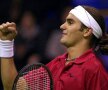 Federer în 2001 la Milano, câștigând primul său trofeu