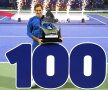 Roger Federer în clubul 100! Elvețianul a câștigat la Dubai și a devenit, alături de Jimmy Connors (109), unul dintre cei doi jucători din istorie cu un palmares în 3 cifre, foto: Guliver/gettyimages