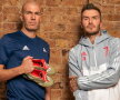 FOTO David Beckham și Zinedine Zidane sărbătoresc 25 de ani de la lansarea ghetelor cu care aceştia au jucat în cariera lor