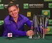 SIMONA HALEP - KATERYNA KOZLOVA 7-6, 7-5 // Simona Halep: „Am găsit foarte greu ritmul” + reacție haioasă: ce ține minte despre trofeul Indian Wells câștigat în 2015