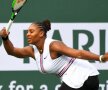Serena Williams a acuzat probleme de sănătate în meciul cu Garbine Muguruza de la Indian Wells // FOTO: Reuters