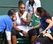Serena Williams a acuzat probleme de sănătate în meciul cu Garbine Muguruza de la Indian Wells // FOTO: Reuters