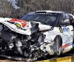 Așa arăta mașina polonezului după accidentul de raliu