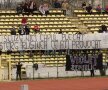 Ultrașii lui FC Argeș și-au ironizat favoriții la ultimul meci // Sursă foto: Facebook FC Argeș Fans