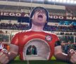 VIDEO+FOTO Diego Maradona gonflabil :) Un uriaș tunel dedicat fostului mare fotbalist a fost instalat la stadionul celor de la Argentinos Juniors