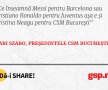Ce înseamnă Messi pentru Barcelona sau Cristiano Ronaldo pentru Juventus aşa e şi Cristina Neagu pentru CSM București