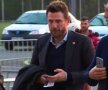 Eusebio di Francesco, la sosirea pe Arena Națională // FOTO: Captură TV Telekom Sport
