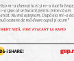 Hizo m-a chemat la el și m-a luat în brațe, mi-a spus că se bucură pentru mine că am marcat. Nu mă așteptam. După aia mi-a dat și două castane de mă doare capul și acum