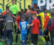 Nervi și îmbrânceli la Botoșani după finalul meciului. Captură TV Telekom Sport