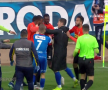 Nervi și îmbrânceli la Botoșani după finalul meciului. Captură TV Telekom Sport