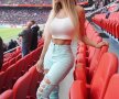 GALERIE FOTO Paula Manzanal a încins atmosfera la Ajax - PSV! Are 1,7 milioane de urmăritori și ține cu echipa lui Răzvan Marin 