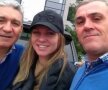 Simona Halep, alături de tatăl și de unchiul ei, Costică Halep
