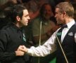 Ronnie O'Sullivan și Stephen Hendry s-au întâlnit de câteva ori la Crucible, cu primul aplicându-i câteva înfrângeri umilitoare legendarului scoțian, foto: Guliver/gettyimages