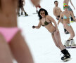 FOTO HOT Pârtia pe care se schiază doar în bikini: sute de schiori renunță la haine!