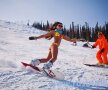 FOTO HOT Pârtia pe care se schiază doar în bikini: sute de schiori renunță la haine!