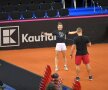 Simona Halep la antrenamentul de azi FOTO: Raed Krishan