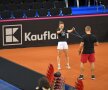 Simona Halep la antrenamentul de azi FOTO: Raed Krishan