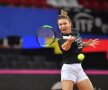 Simona Halep la antrenamentul de azi FOTO: Raed Krishan