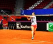 Simona Halep, la antrenamentul din sala din Rouen, alături de Irina Begu // FOTO: Raed Krishan