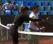 Sorana Cîrtea a făcut o adevărată criză de nervi în dialogul pe care l-a avut cu arbitrul // Capturi TV Digi Sport