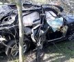 Mașina pe care o conducea Răzvan Ciobanu FOTO: libertatea.ro