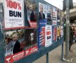 Nasty și Puiu „au pornit” spre Bruxelles » Afișele cu Năstase și Iordănescu au împânzit Bucureștiul