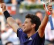 Dominic Thiem - Roger Federer // FOTO: Reuters