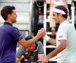 Dominic Thiem - Roger Federer // FOTO: Reuters