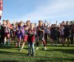RAPID ARE VIITOR! Susținuți de peste 8.000 de fani, alb-vișiniii au obținut matematic promovarea în Liga 2, după 3-0 cu Unirea Slobozia, și au sărbătorit alături de fani (foto: Ștefan Constantin, GSP)