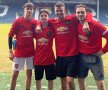 ÎN FAMILIE. David Beckham și cei 3 băieți ai săi, Brooklyn, Romeo și Cruz, s-au distrat pe Queens Park Rangers. Fiii legendarului jucător au evoluat la Academia lui Arsenal, dar niciunul nu mai joacă fotbal profesionist în prezent