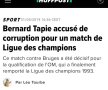 Acuzațiile lui Dinu la adresa lui Crăciunescu și Bernard Tapie au aprins Europa! Presa vuiește: „Corupție în Liga Campionilor!”