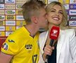 Oleksandr Zinchenko și momentul pasional cu jurnalista Vlada Sedan 