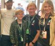 Familia Nadiei merge peste tot în lume, atunci când programul o permite. În acest caz, la o cursă de F1, alături de Lewis Hamilton