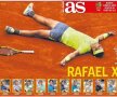 FOTO + VIDEO Rafael Nadal, elogiat de marile publicații după triumful de la Roland Garros » Ce au scris L'Equipe, Marca sau Mundo Deportivo:  „Herculeean, infinit, cel mai bun din istorie”