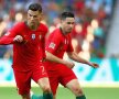 Raphael Guerreiro, alături de Cristiano Ronaldo la naționala Portugaliei, foto: Guliver/gettyimages