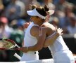 Simona Halep și Monica Buzărnescu au oferit un meci captivant în turul doi la Wimbledon. Fostul număr 1 mondial s-a impus după trei seturi, scor 6-3, 4-6, 6-2. Foto: Reuters