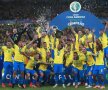 Brazilia a câștigat cel de-al 9-lea trofeu Copa America, după ce a învins Peru, scor 3-1 (foto: Guliver/Getty Images)