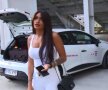 Andrada, tânăra cu care a plecat Dan Alexa // FOTO: TV Telekom Sport