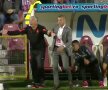 Dan Petrescu, criză de nervi în CFR Cluj - Astana // FOTO: Captură Look Plus