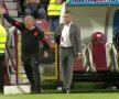 Dan Petrescu, criză de nervi în CFR Cluj - Astana // FOTO: Captură Look Plus