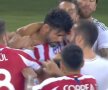 VIDEO Real Madrid, umilită de Atletico Madrid! La pauză scorul era 0-5 + Aroganța lui Diego Costa înainte de a fi eliminat