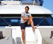 Rafael Nadal și iahtul „Beethoven”.